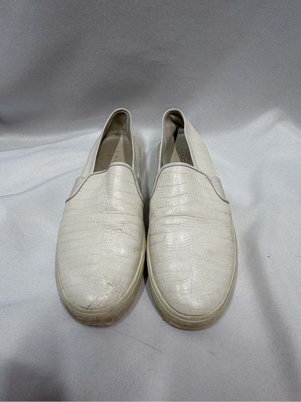 Vince | Genuine Leather Blair Sneakers Slip On White Upper Women's Size 9M